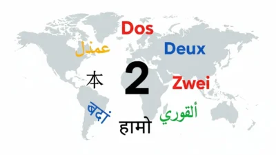 2 in different languages