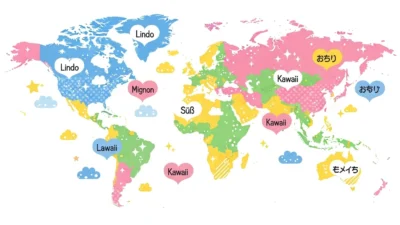 cute in different languages