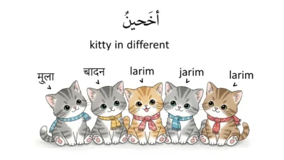 kitty in different languages