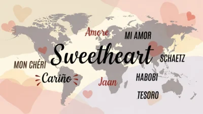 sweetheart in different languages