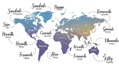 unique words in different languages with meaning