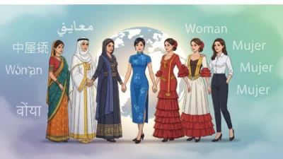 woman in different languages