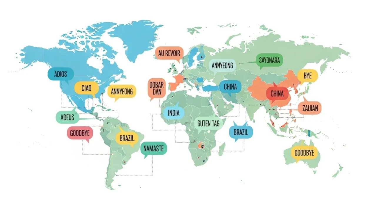 bye in different languages