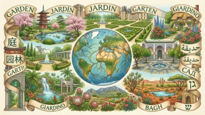garden in different languages