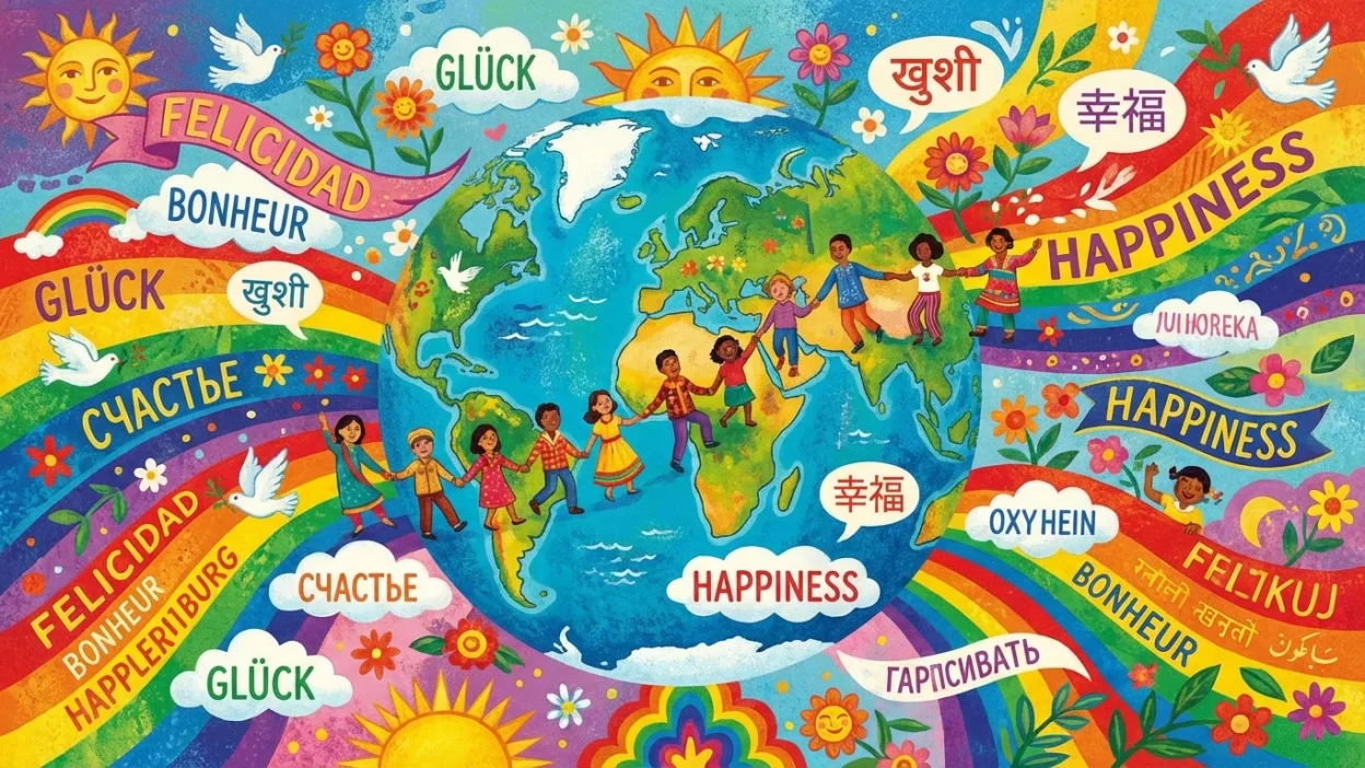 happiness in different languages