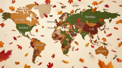 october in different languages