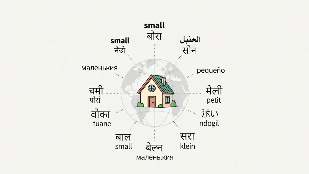 small in different languages