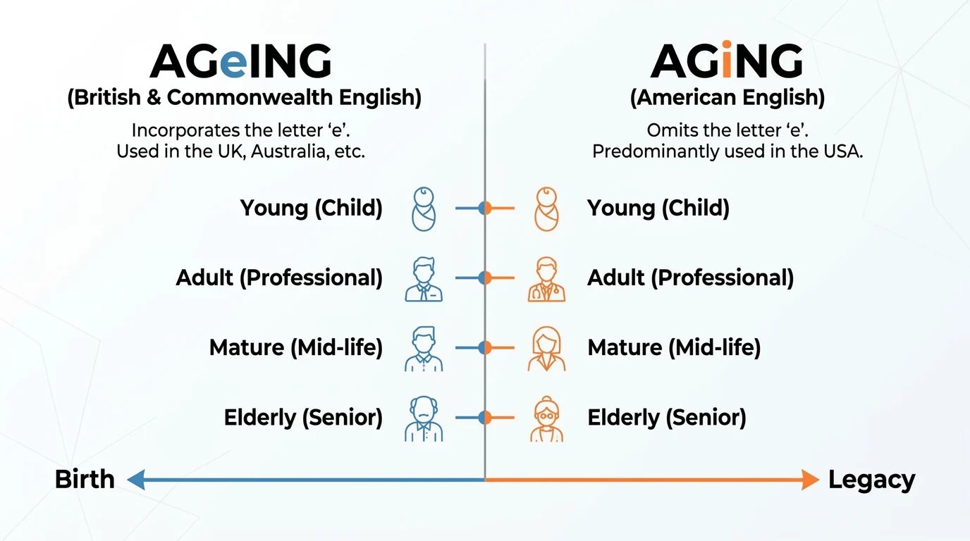 Past Age Example Ageing vs Aging: Which Spelling Is Correct? (Simple Guide + Examples)