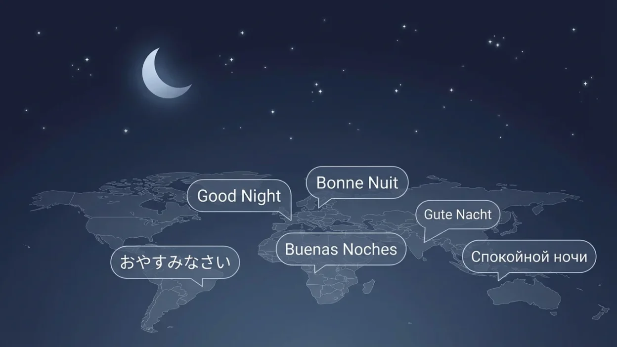 good night in different languages
