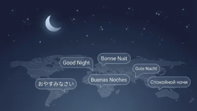 good night in different languages