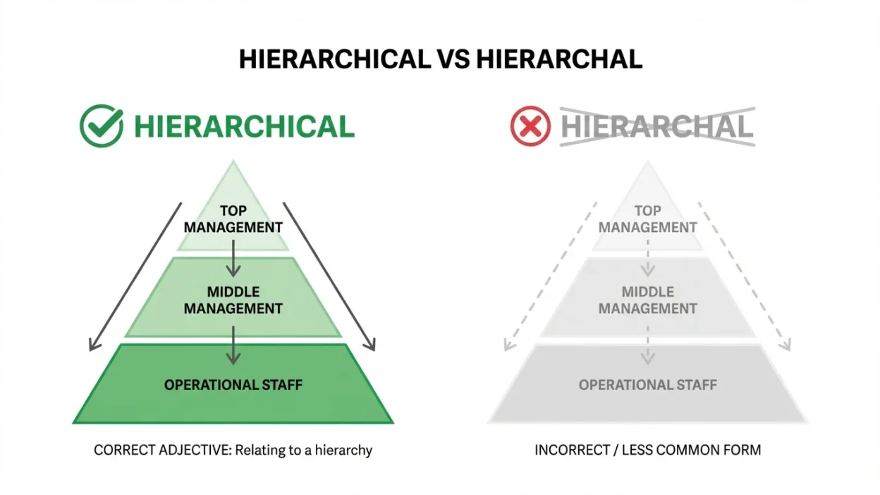 hierarchical vs hierarchal