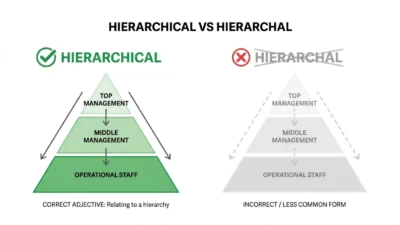 hierarchical vs hierarchal