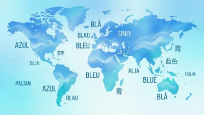 how to say blue in different languages