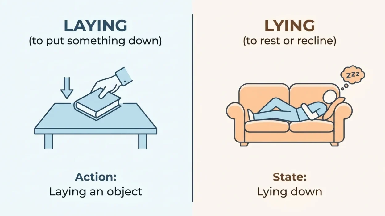laying vs lying