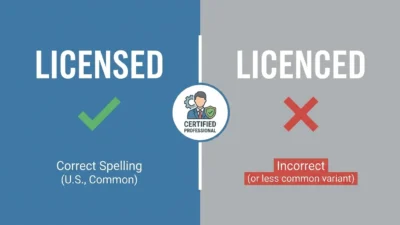 licensed vs licenced