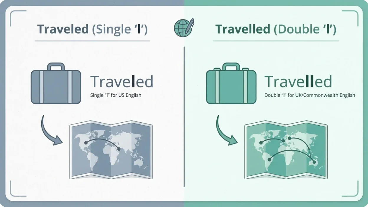 traveled vs travelled