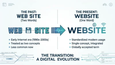 web site vs website