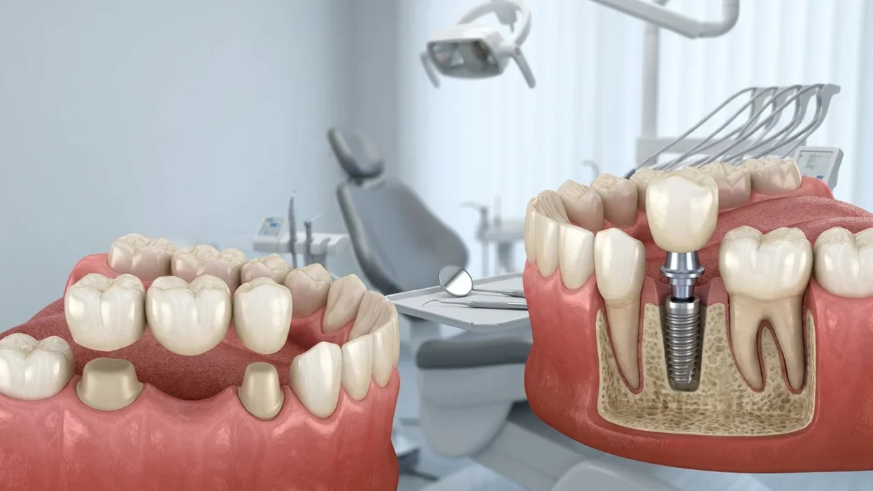 bridge vs implant