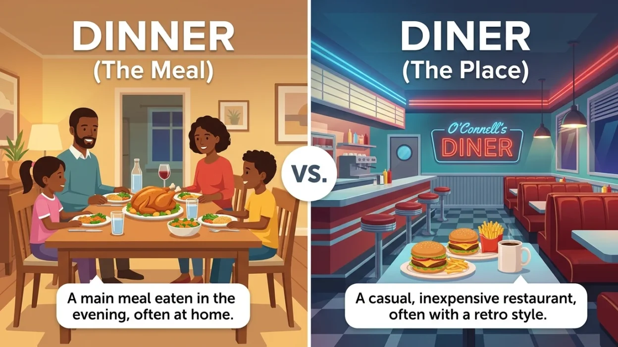 dinner vs diner