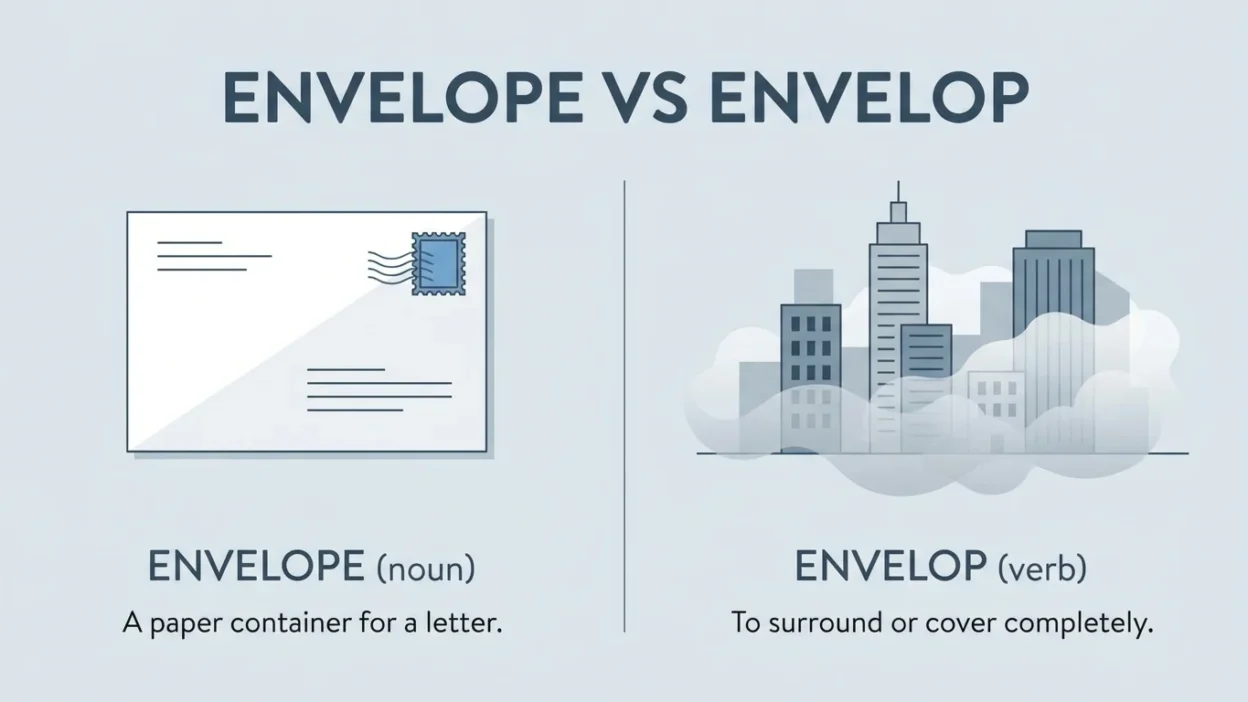 envelope vs envelop