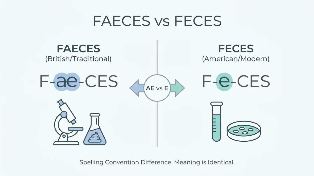 faeces vs feces