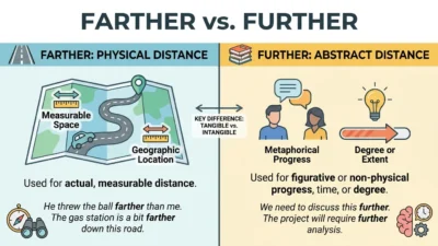 farther vs further