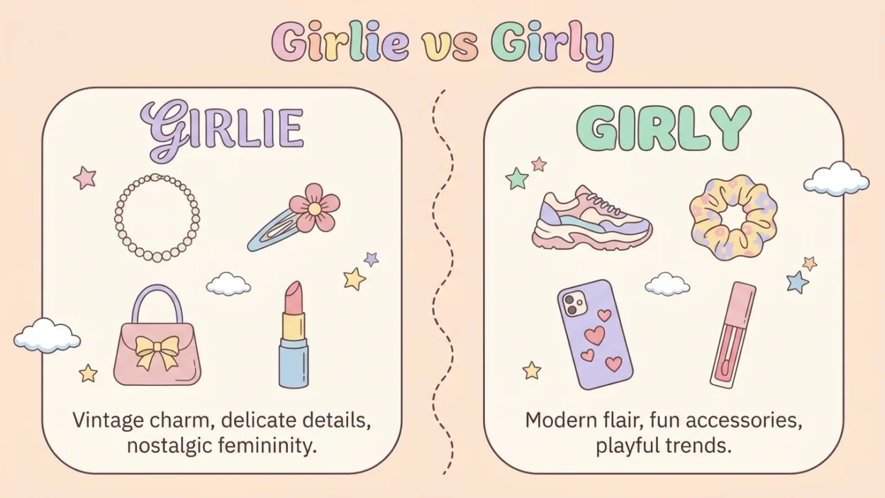 girlie vs girly