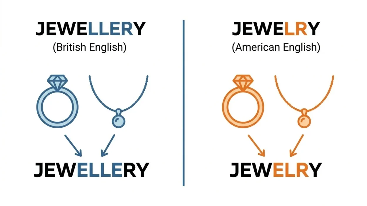 jewellery vs jewelry