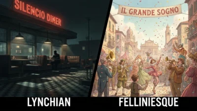 lynchian vs felliniesque