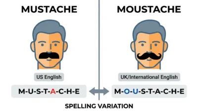 mustache vs moustache