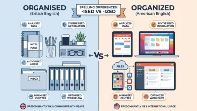 organised vs organized