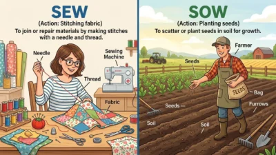 sew vs sow