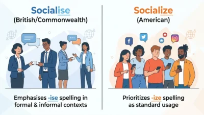 socialise vs socialize