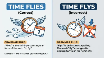 time flies vs time flys