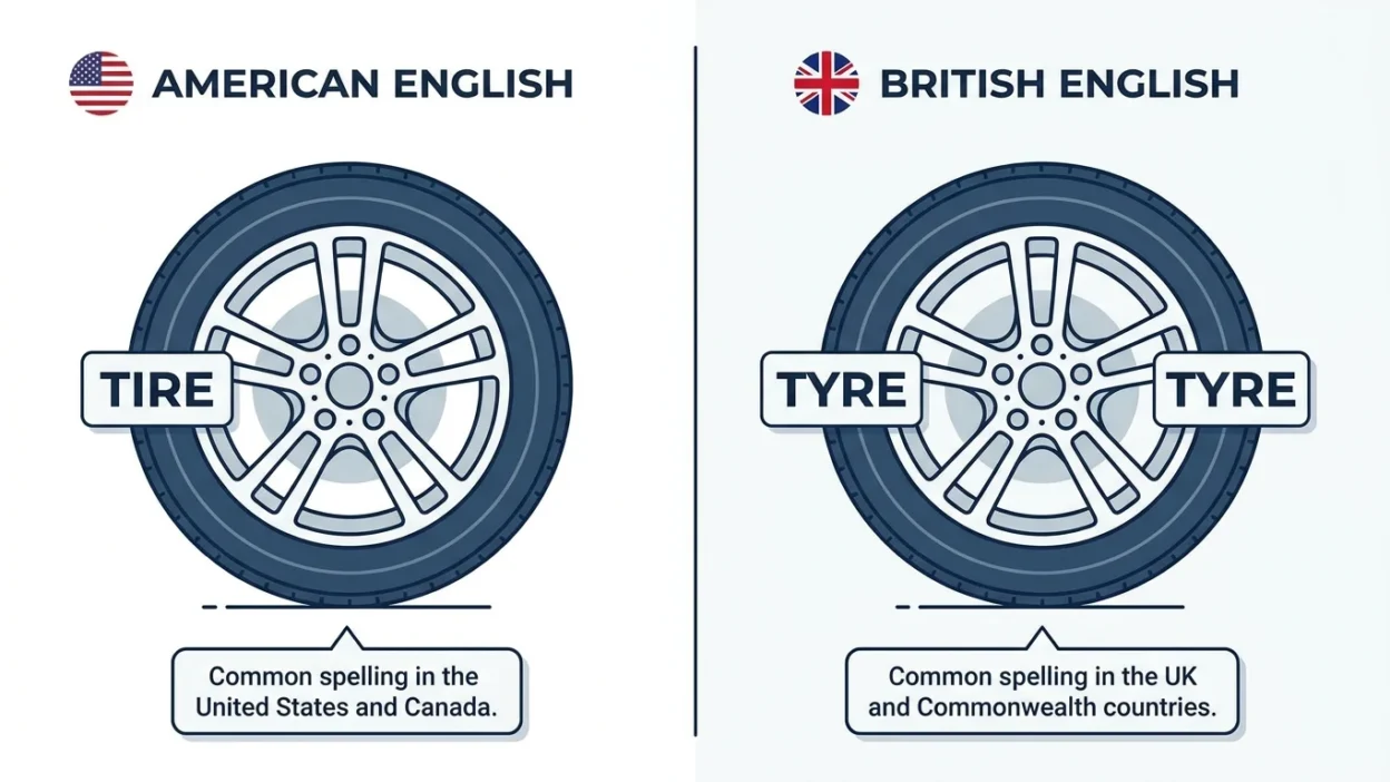 tire vs tyre