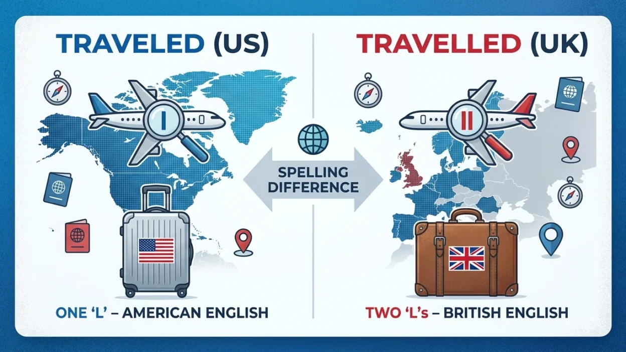 traveled vs travelled