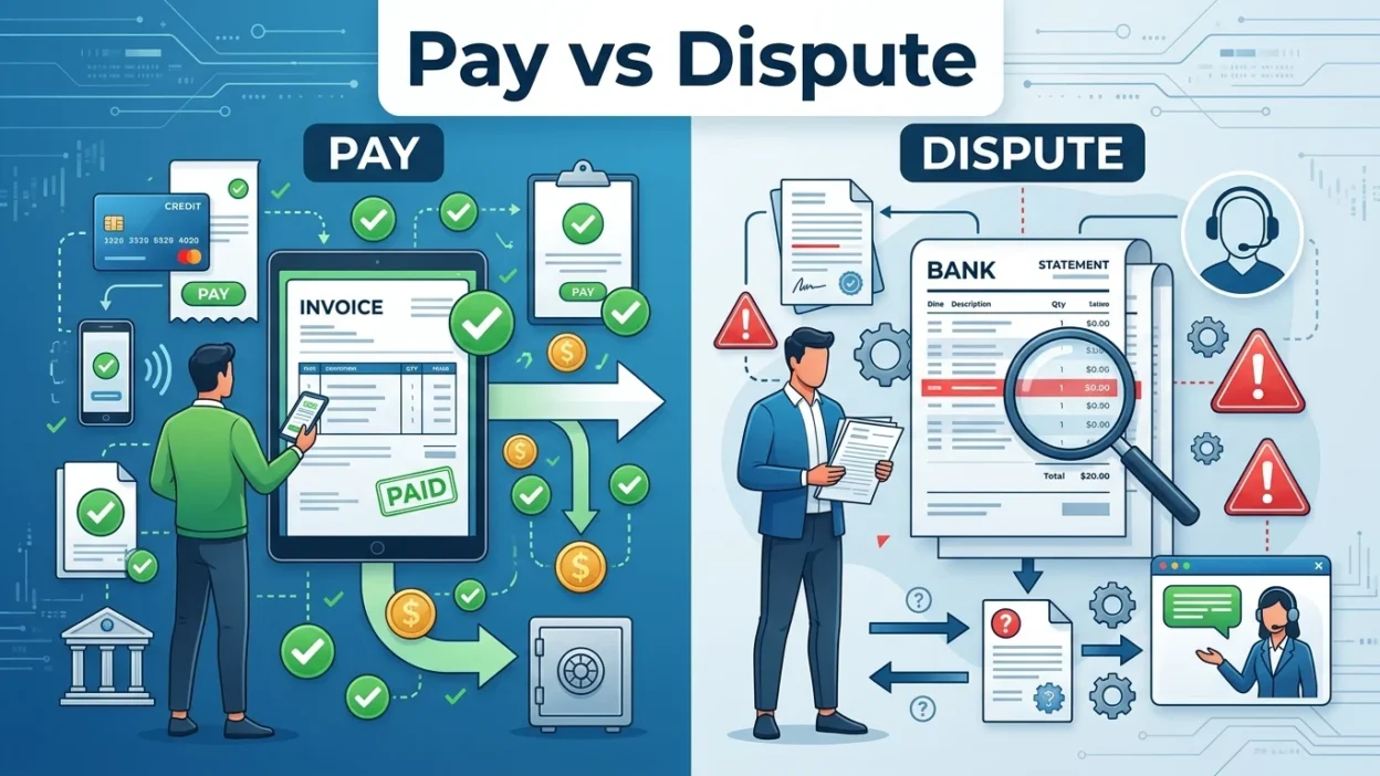 pay vs dispute