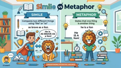 simile vs metaphor